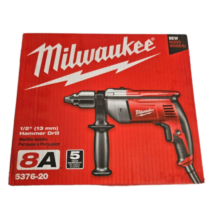MILWAUKEE 5376-20 1/2 INCH 13MM HAMMER DRILL 110V