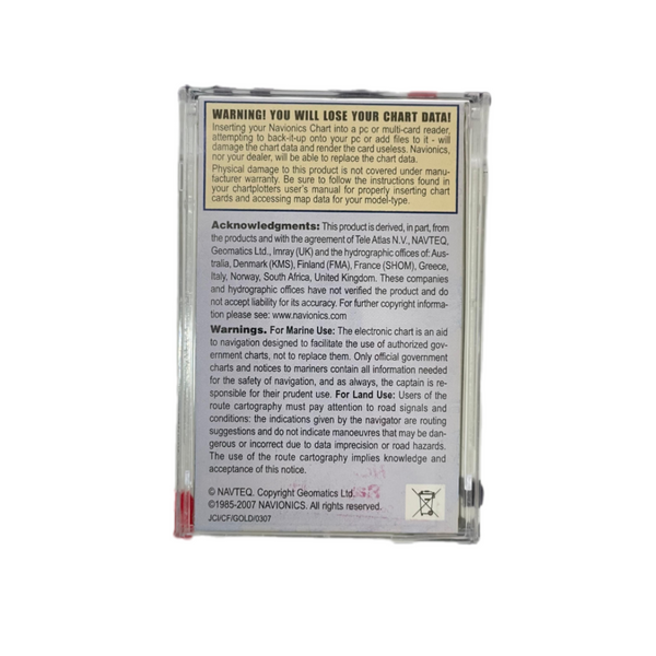 Carte Marine Navionics Gold Compact Flash 128 Mo - Cartographie Pour GPS Bateau - Neuf