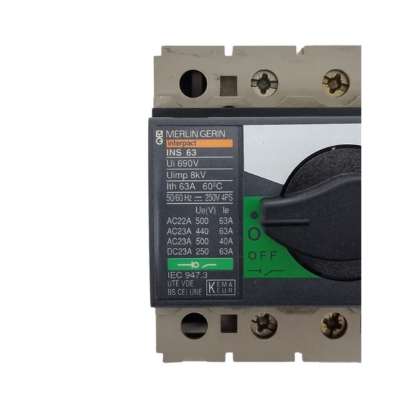 Schneider 28903 INTERPACT INS63 4P - El Corte Eléctrico