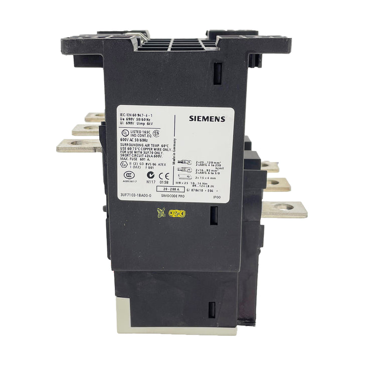 SIEMENS 3UF7103-1BA00-0 CURRENT MEASURING MODULE