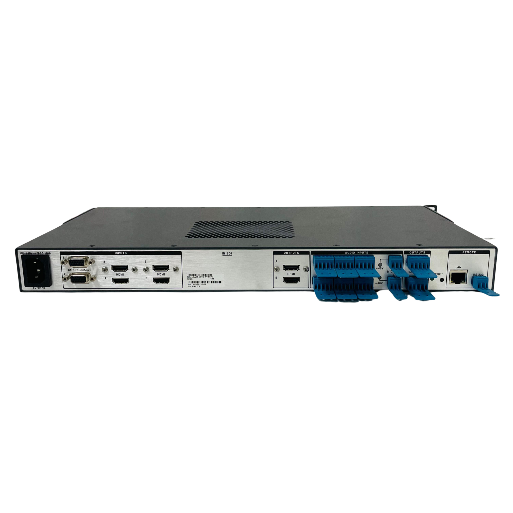 Extron Router In1606 EXTRON ELECTRONICS IN1606 Scaling Presentation Switcher 60-1081-01 – We ...