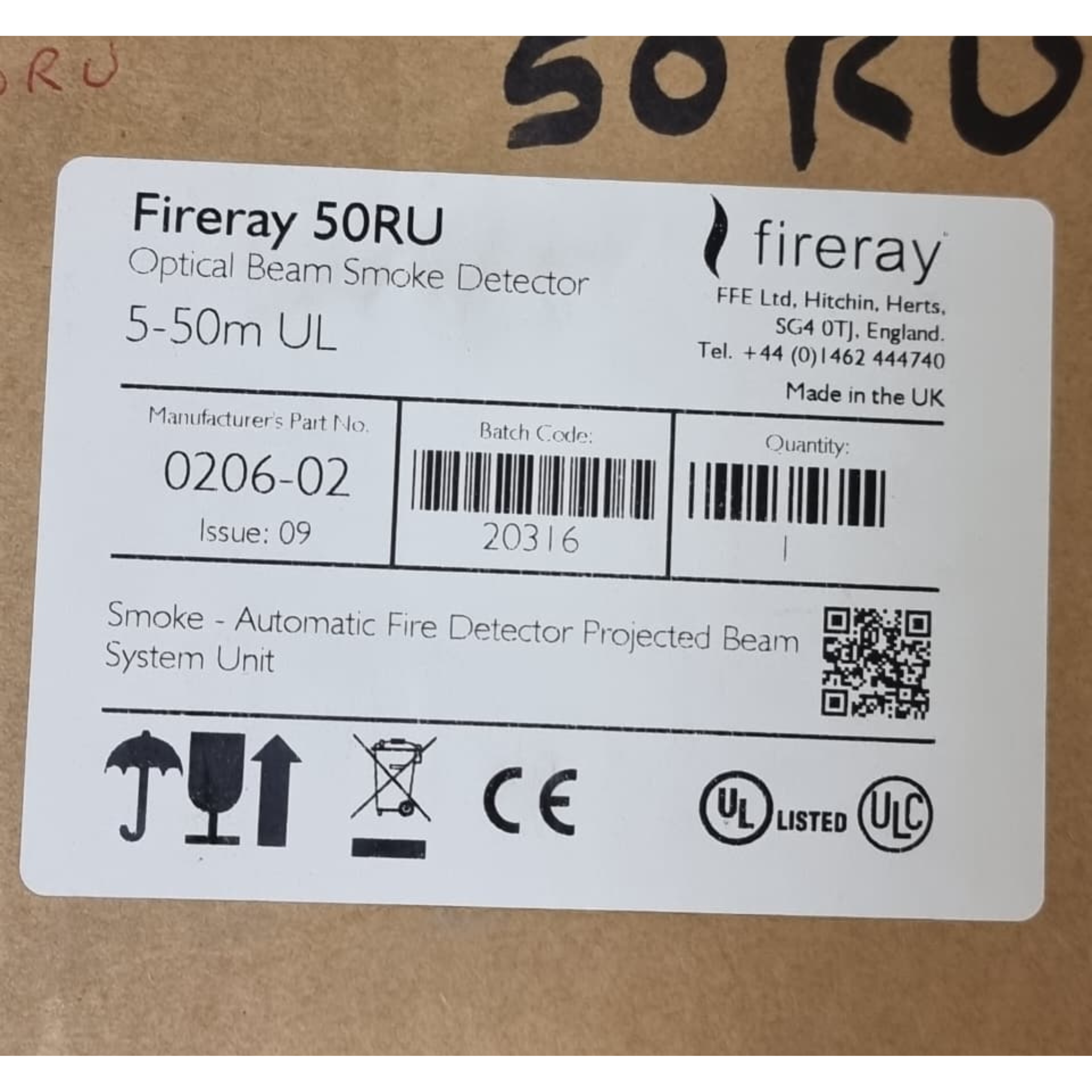 Fireray 50RU Beam Smoke Detector | WeSellStocks – We Sell Stocks