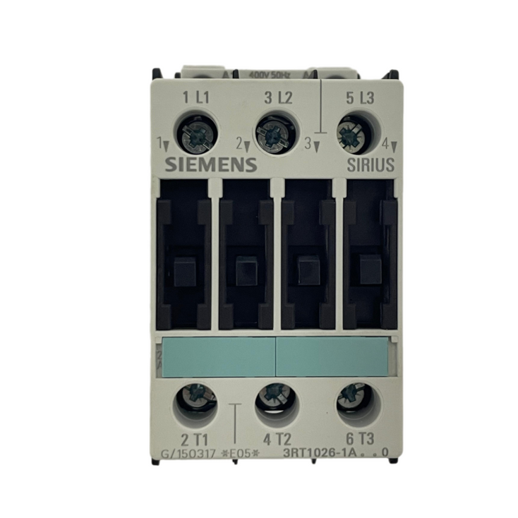 SIEMENS 3RT1026-1AR60 Contactor AC-3 25 A 11kW 400 VAC 50/60Hz 3 Poles