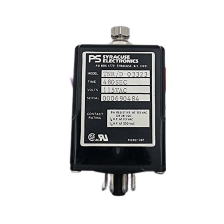 PS SYRACUSE ELECTRONICS TNR/D 03323 TIME DELAY RELAY