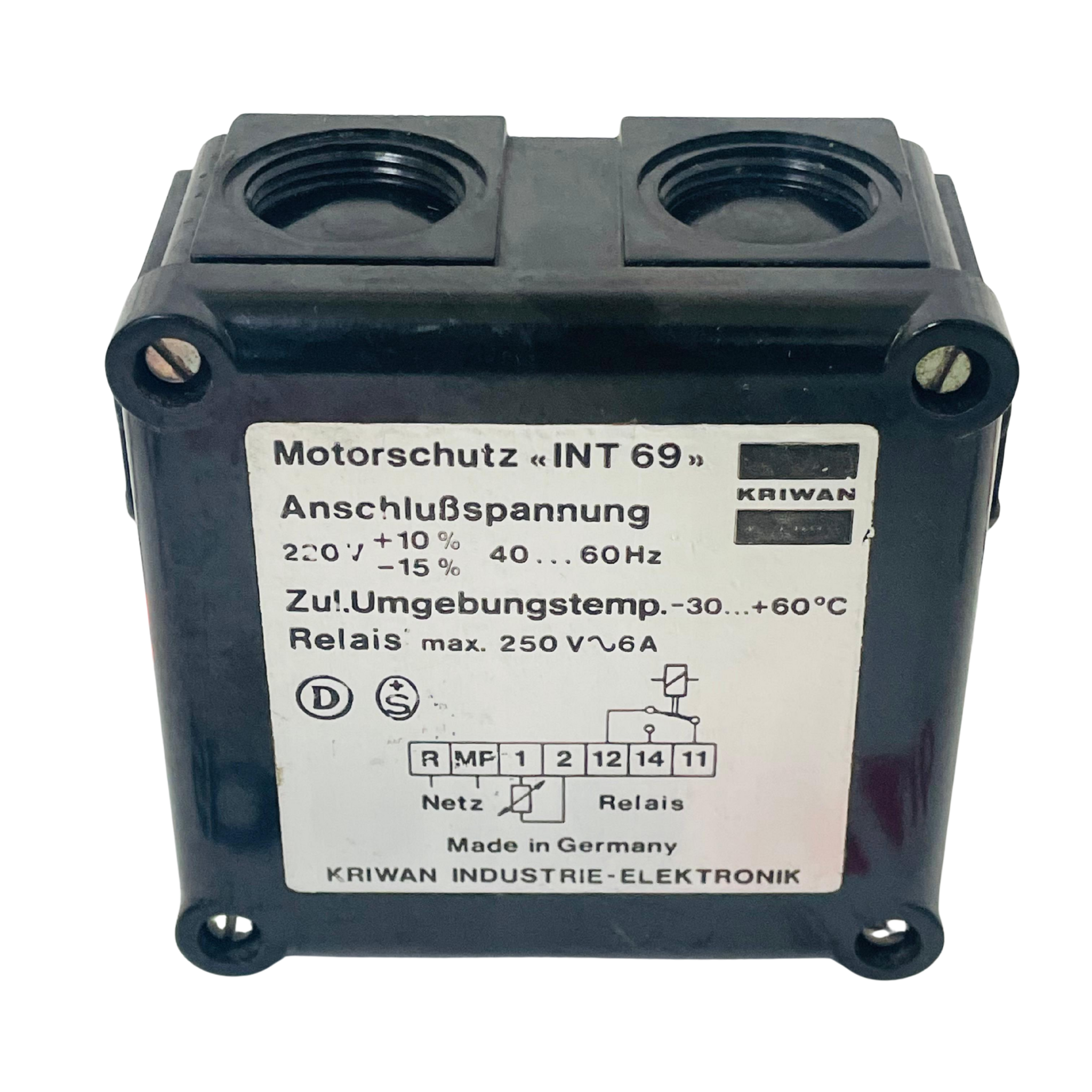 KRIWAN INT69 Motor protection trip unit 240V – We Sell Stocks