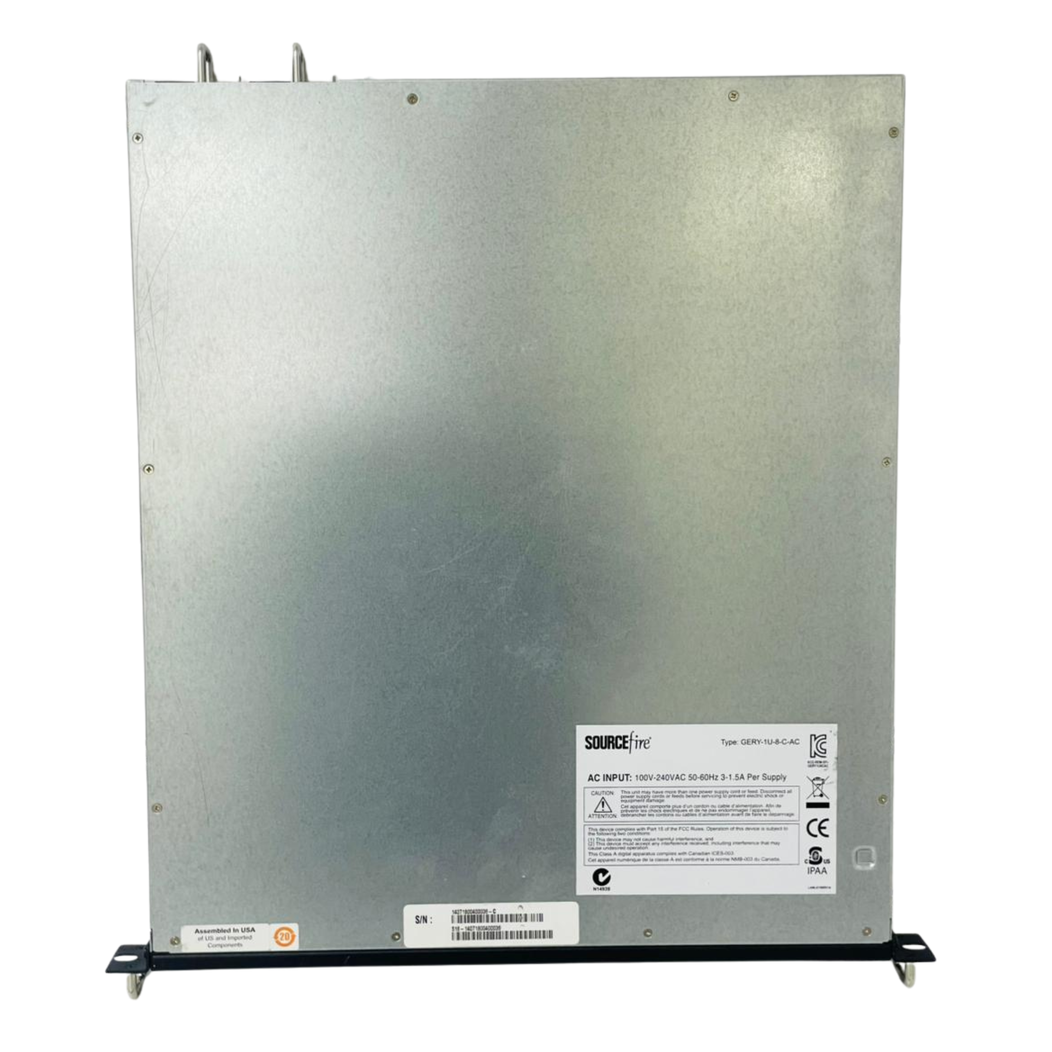 SOURCEFIRE GERY-1U-8-C-AC Security Appliance – We Sell Stocks