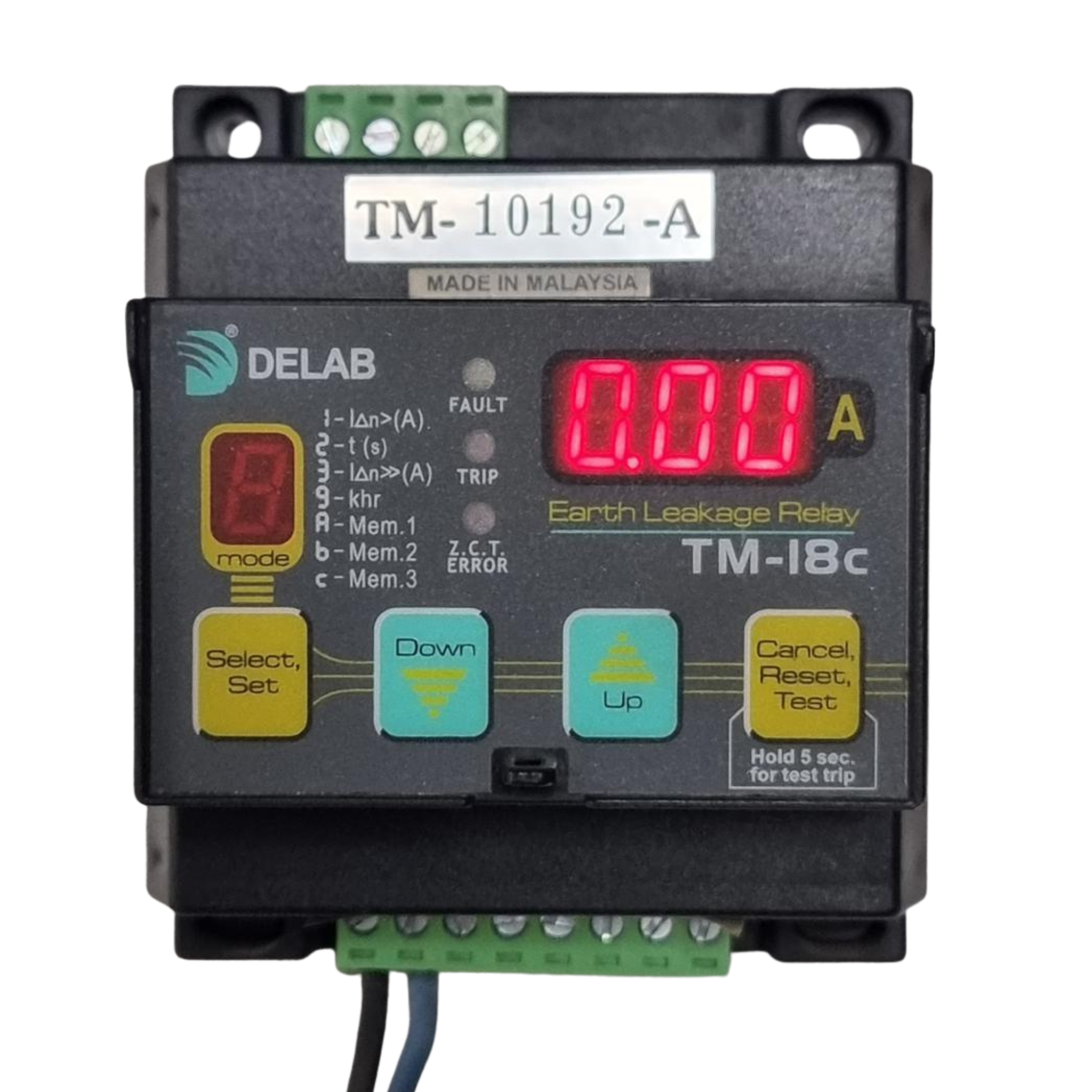 DELAB TM-18C Earth Leakage Protection Relay – We Sell Stocks