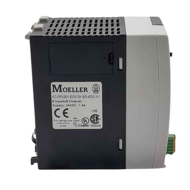 EATON MOELLER XC-CPU201-EC512K-8DI-6DO-XV CPU Module