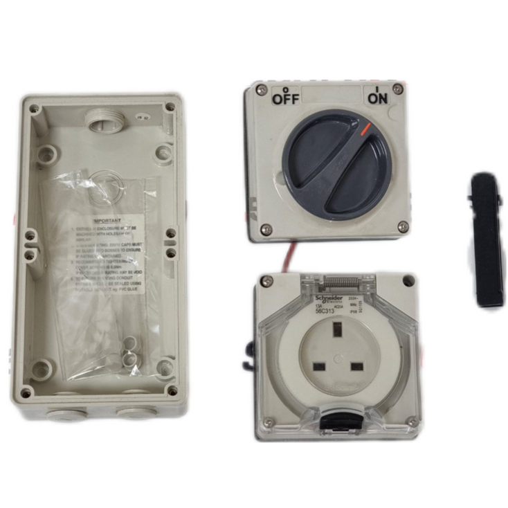 SCHNEIDER ELECTRIC S56C313 Combination Switch Socket 13A