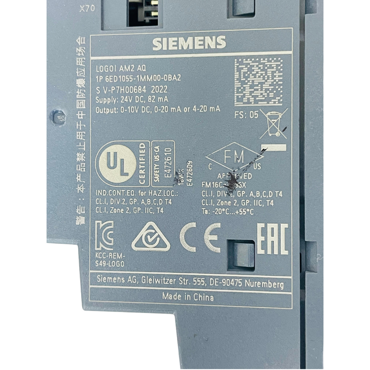 SIEMENS 6ED1055-1MM00-0BA2 Expansion Module