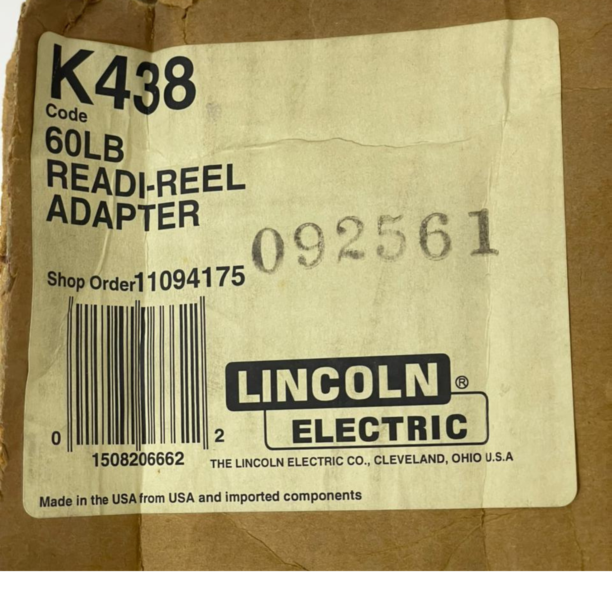 LINCOLN ELECTRIC K438 Readi-Reel Adapter – We Sell Stocks