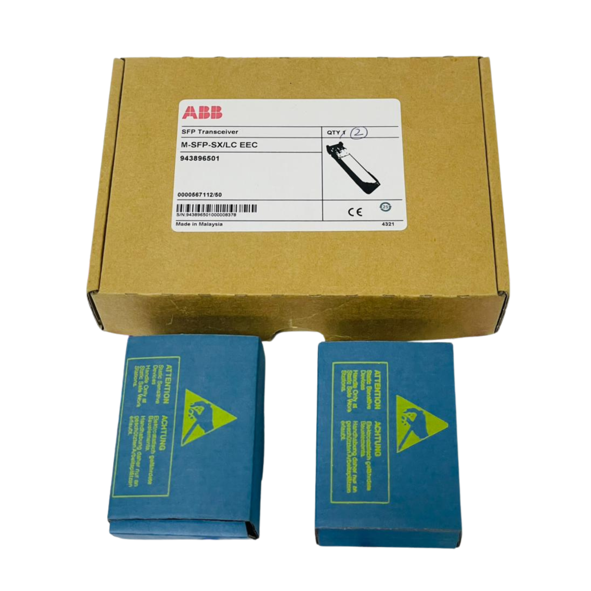 ABB M-SFP-SX/LC EEC SFP Fiber Optic Transceiver 943896501 – We Sell Stocks