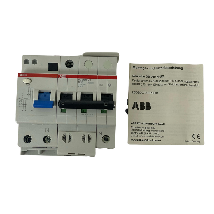 ABB 2CDR272168R1165 Circuit Breaker DS242N-UC-B16/0,03