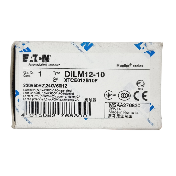 EATON DILM12-10 Contactor XTCE012B10F