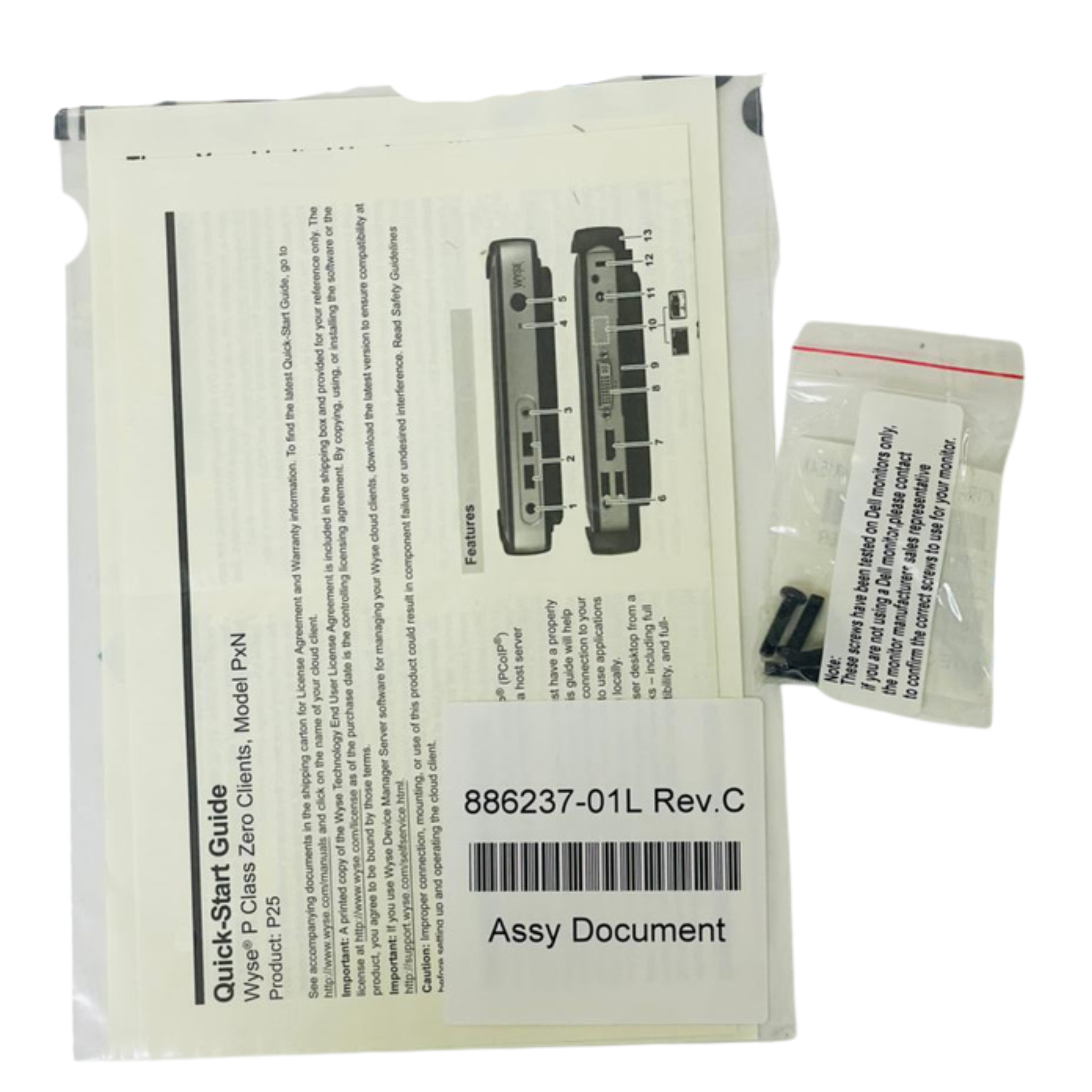 WYSE P25 TERA2 512R RJ45 Thin Client Terminal 909569-02L – We Sell Stocks