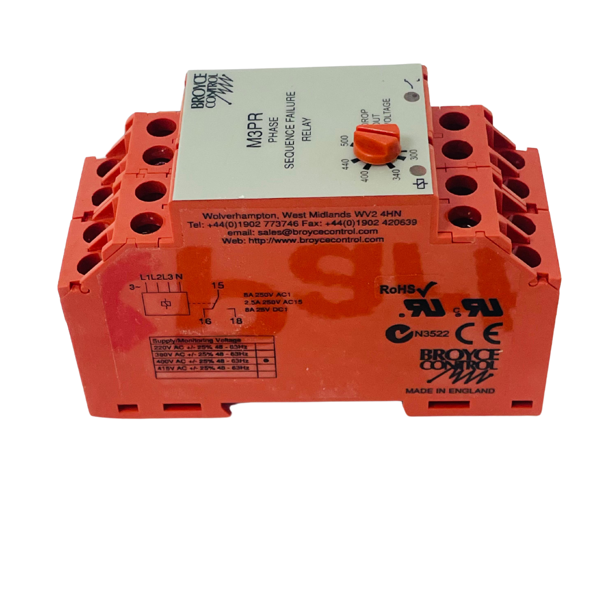 BROYCE CONTROL M3PR Phase Sequence Relay – We Sell Stocks