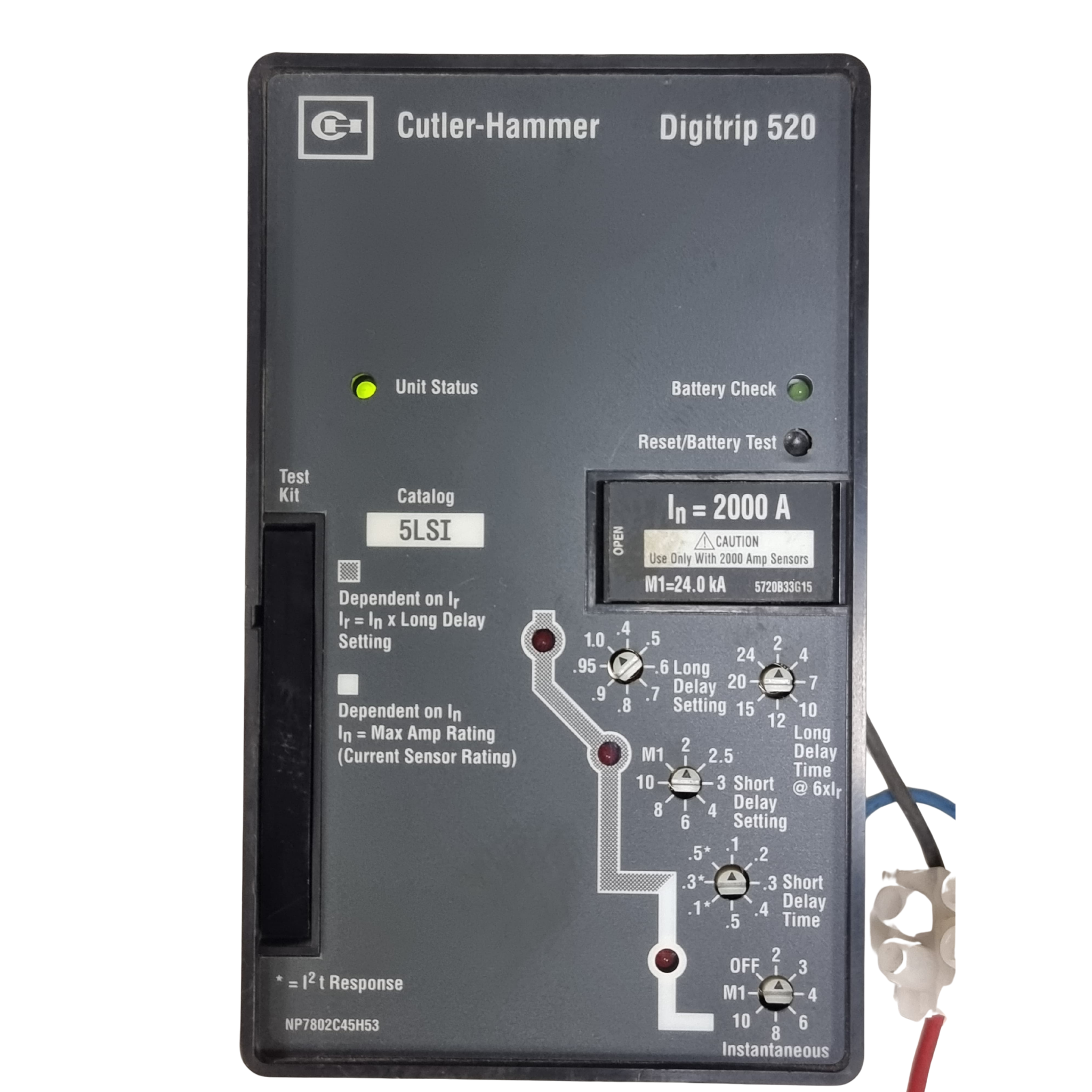 Cutler-Hammer Digitrip 520 5LSI Trip Unit NP7802C45H53 2000A – We Sell ...