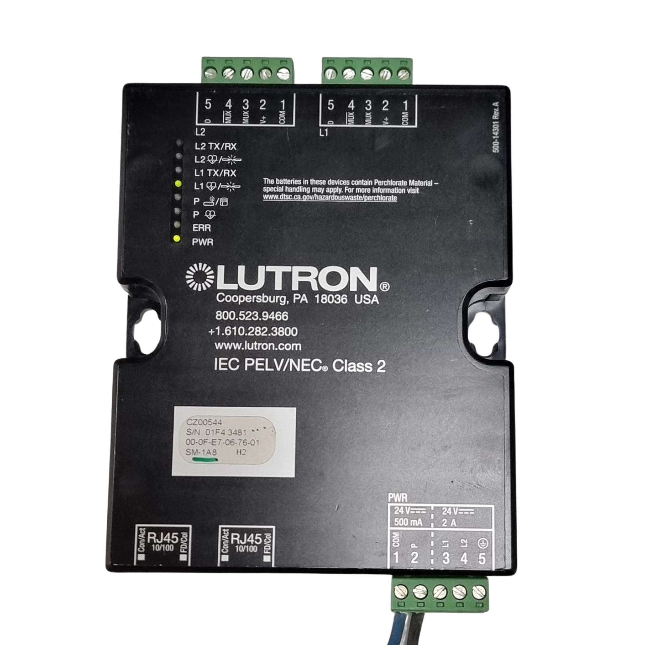 LUTRON CZ00544 High Speed Automation Controller – We Sell Stocks