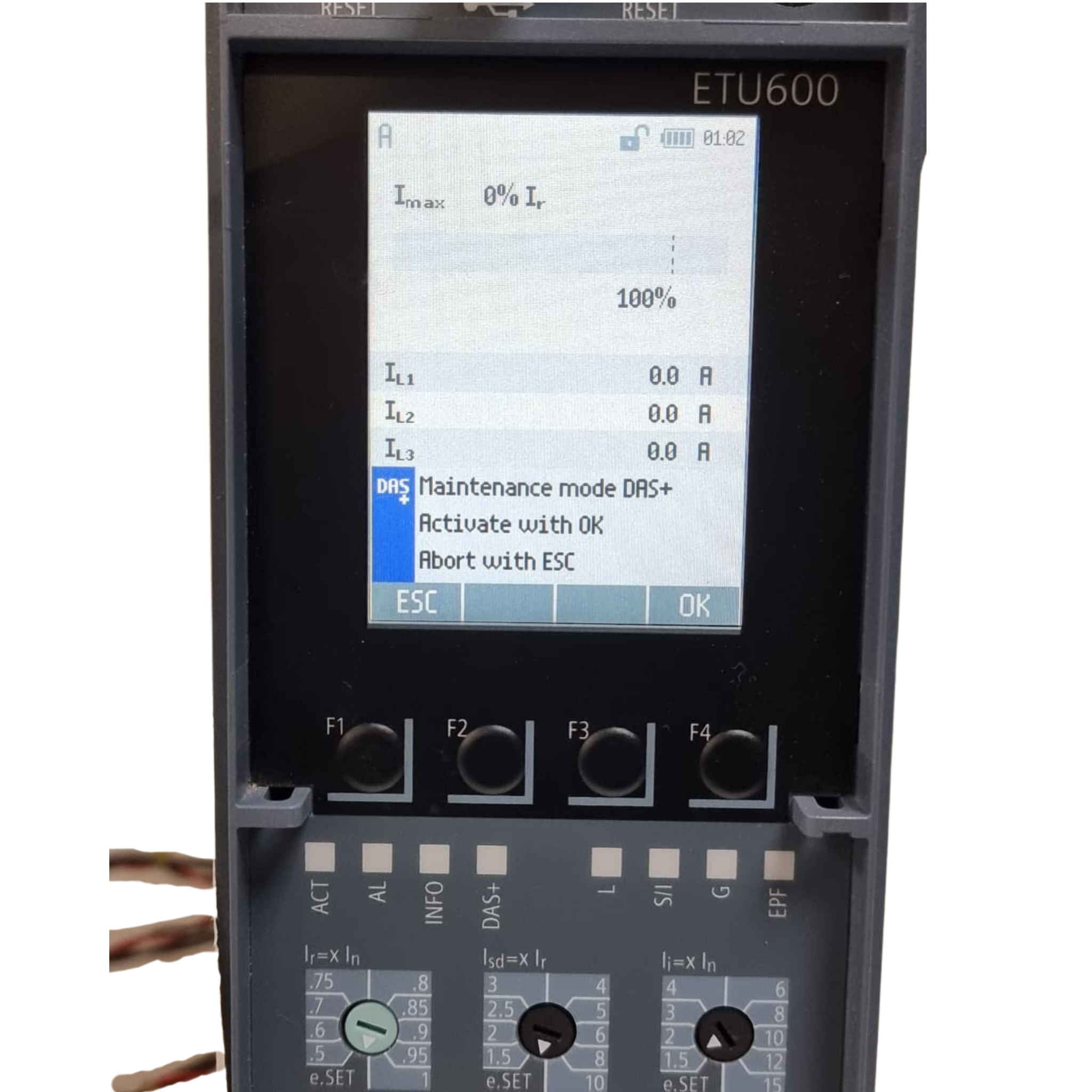 SIEMENS ETU600 LSIG Electronic Trip Unit 3WA9111-0EE62 4000A – We Sell ...