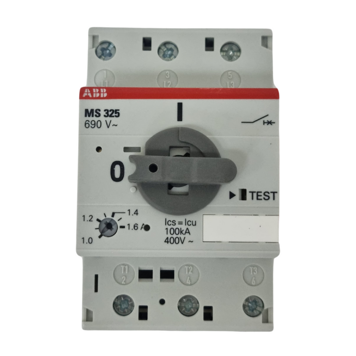 ABB MS325-1.6 Motor Circuit Breaker 1SAM150000R1006 1-1.6A