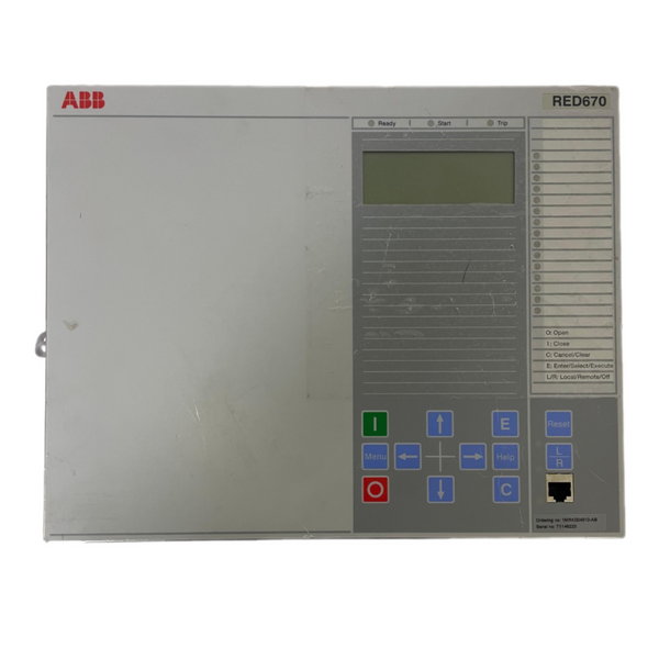 ABB RED670 Line Differential Protection Relay (1MRK004810-AC ...
