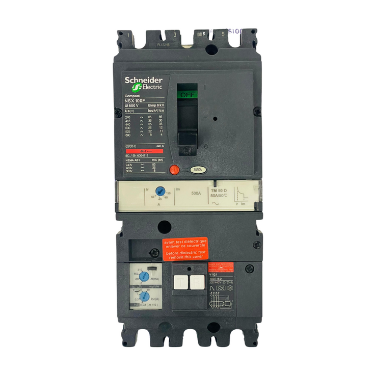 SCHNEIDER ELECTRIC NSX100F LV429933 Circuit Breaker 50A TM50D