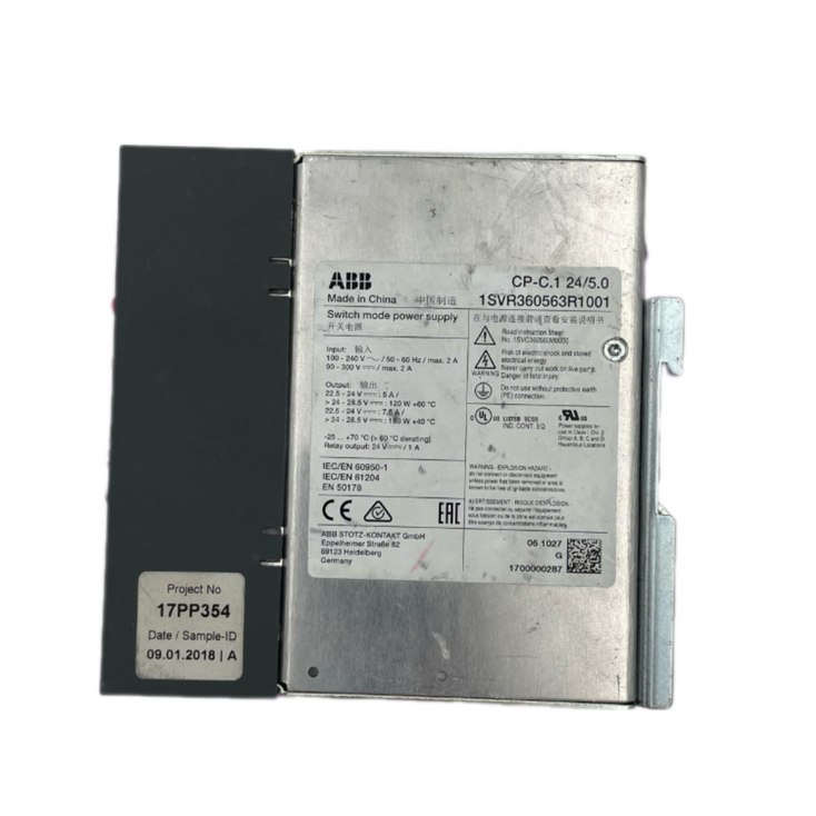 ABB CP-C.1 24/5.0 1SVR36053R1001 SWITCH MODE POWER SUPPLY