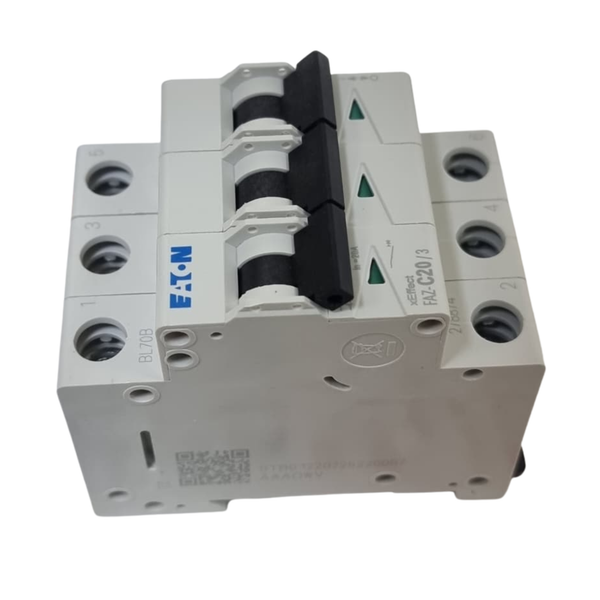 EATON FAZ-C20/3 Miniature Circuit Breaker 278874 20A 3 Pole – We Sell ...