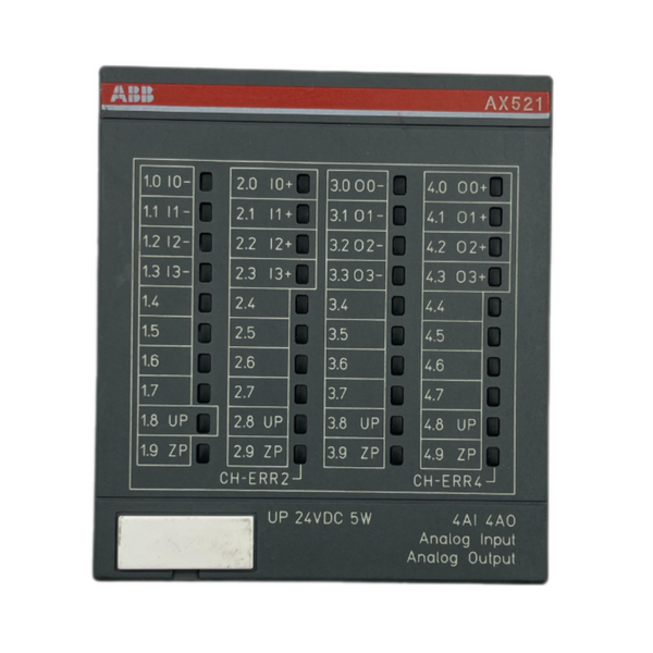 ABB AX521 A0 1SAP450100R0001 ANALOG INPUT/OUTPUT MODULE – We Sell Stocks