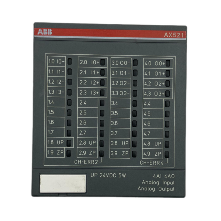 ABB AX521 A0 1SAP450100R0001 ANALOG INPUT/OUTPUT MODULE