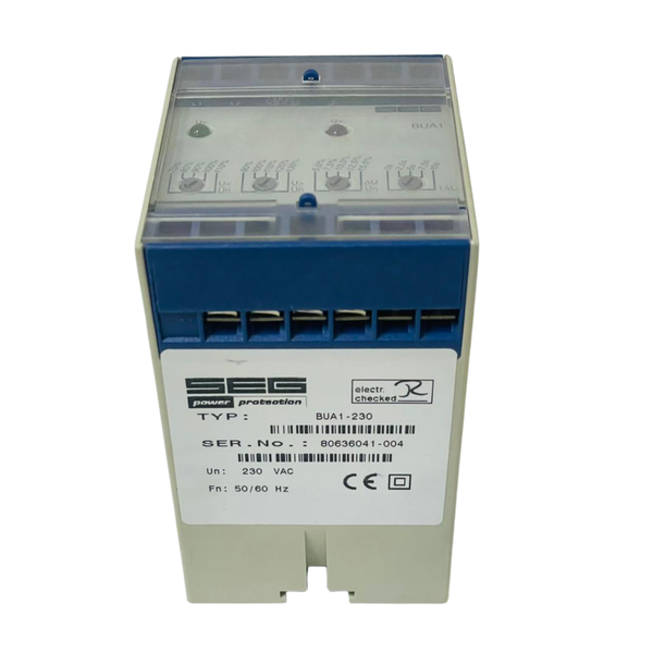 SEG BUA1-230 Voltage Monitoring Relay 230VAC – We Sell Stocks