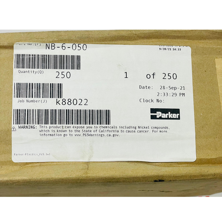 PARKER NB-6-050 Plastic Tubing