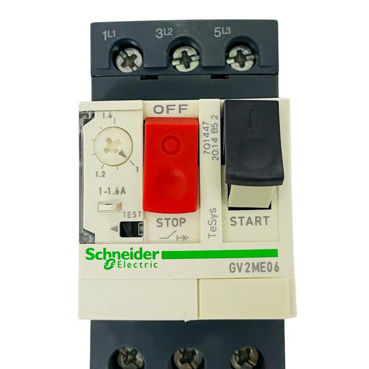 SCHNEIDER ELECTRIC GV2ME06 Motor Circuit Breaker 1-1.6A