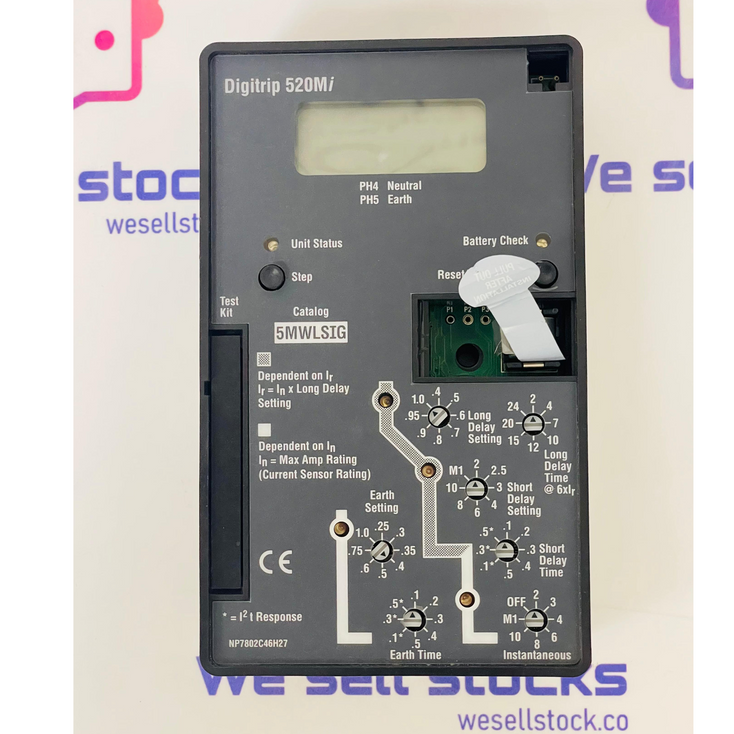 EATON DIGITRIP 520MI 5MWLSIG Trip Unit NP7802C46H27