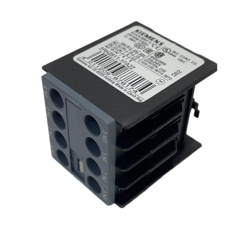 SIEMENS 3RH2911-1FA22 AUXILIARY SWITCH 2S+2O/2NO+2NC (5 PCS)