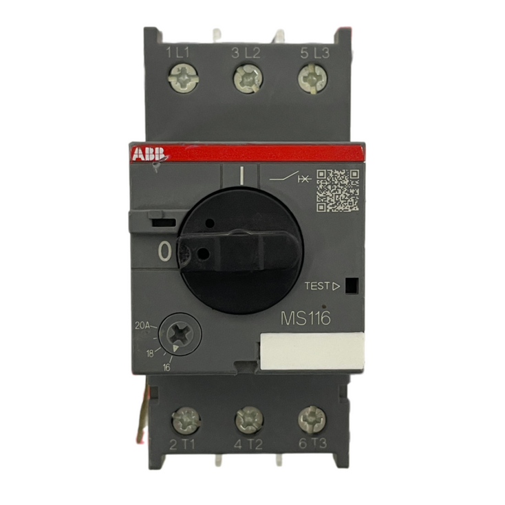 ABB MS116-20 Manual Motor Starter 16-20A 1SAM250000R1013