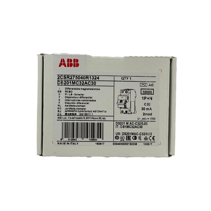 ABB DS201 MC32AC30 Residual Current Circuit Breaker 2CSR275040R1324