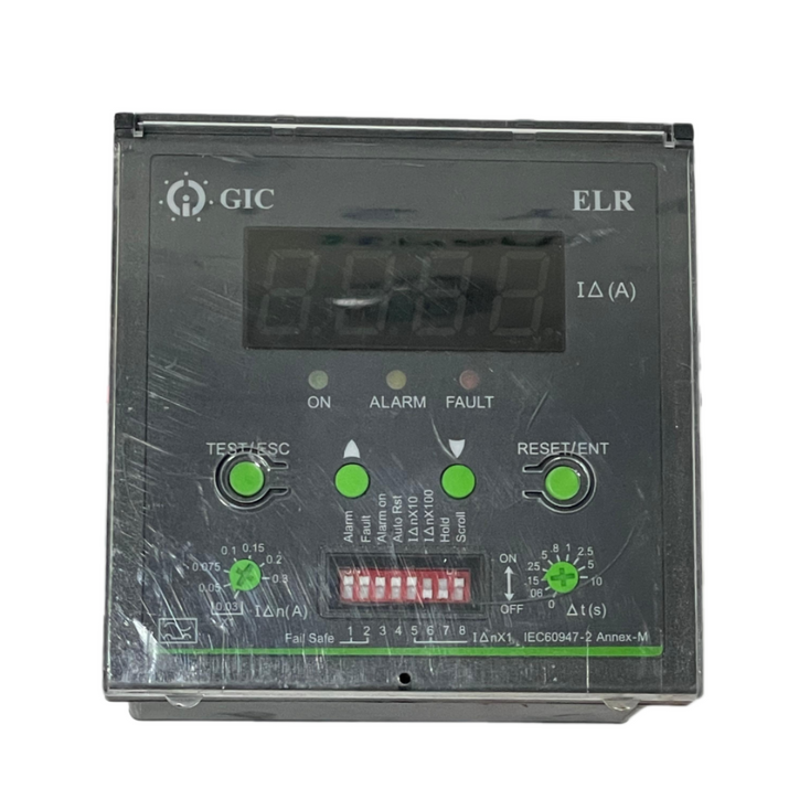 GIC 17K726QF4M CMR Series Earth Leakage Relay 240 - 415V AC/DC 30mA 30A