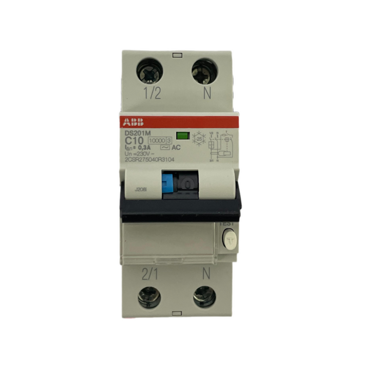 ABB DS201MC10AC300 Residual Current Circuit Breaker 2CSR275040R3104 5 Pieces