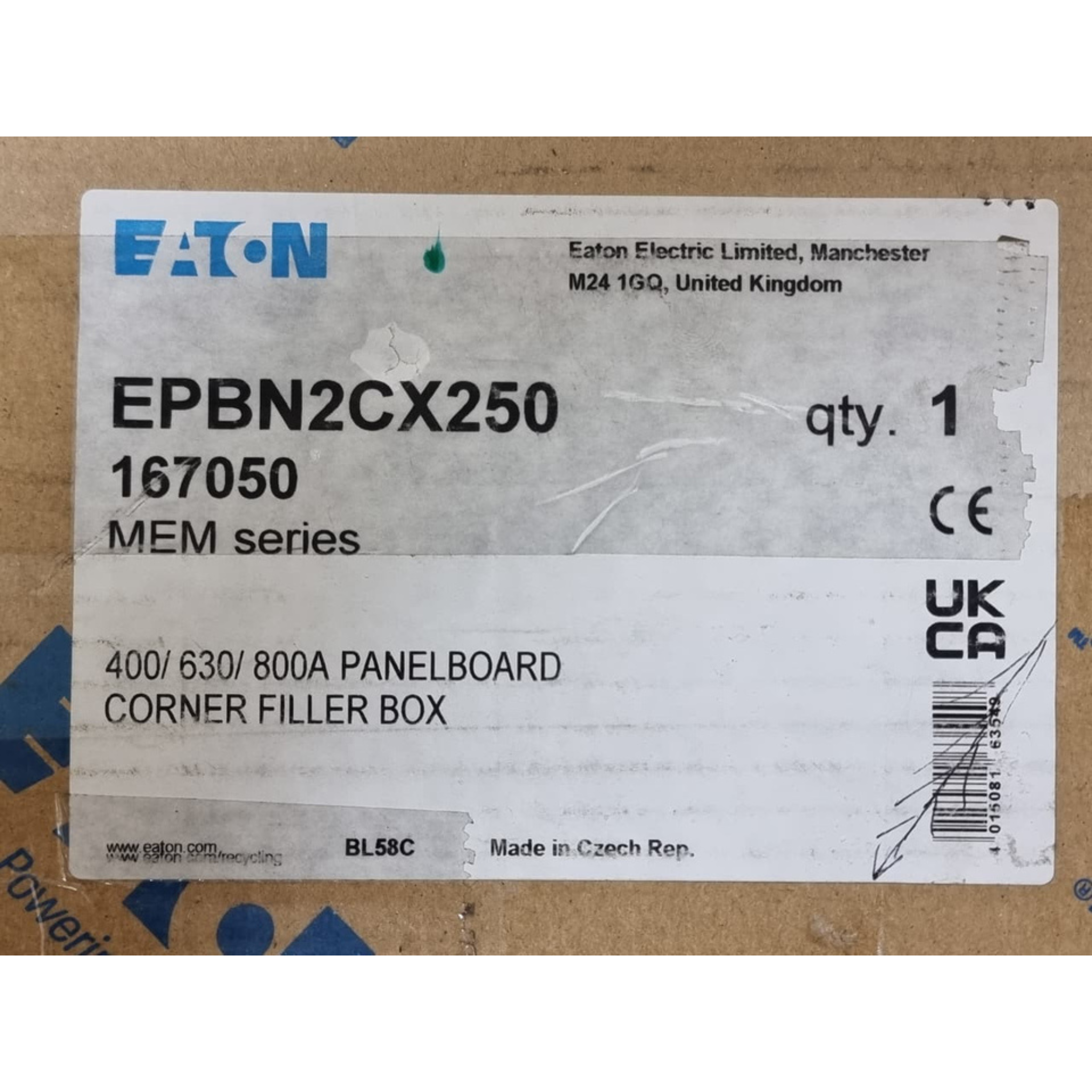 EATON EPBN2CX250 Panelboard Corner Filler Box – We Sell Stocks