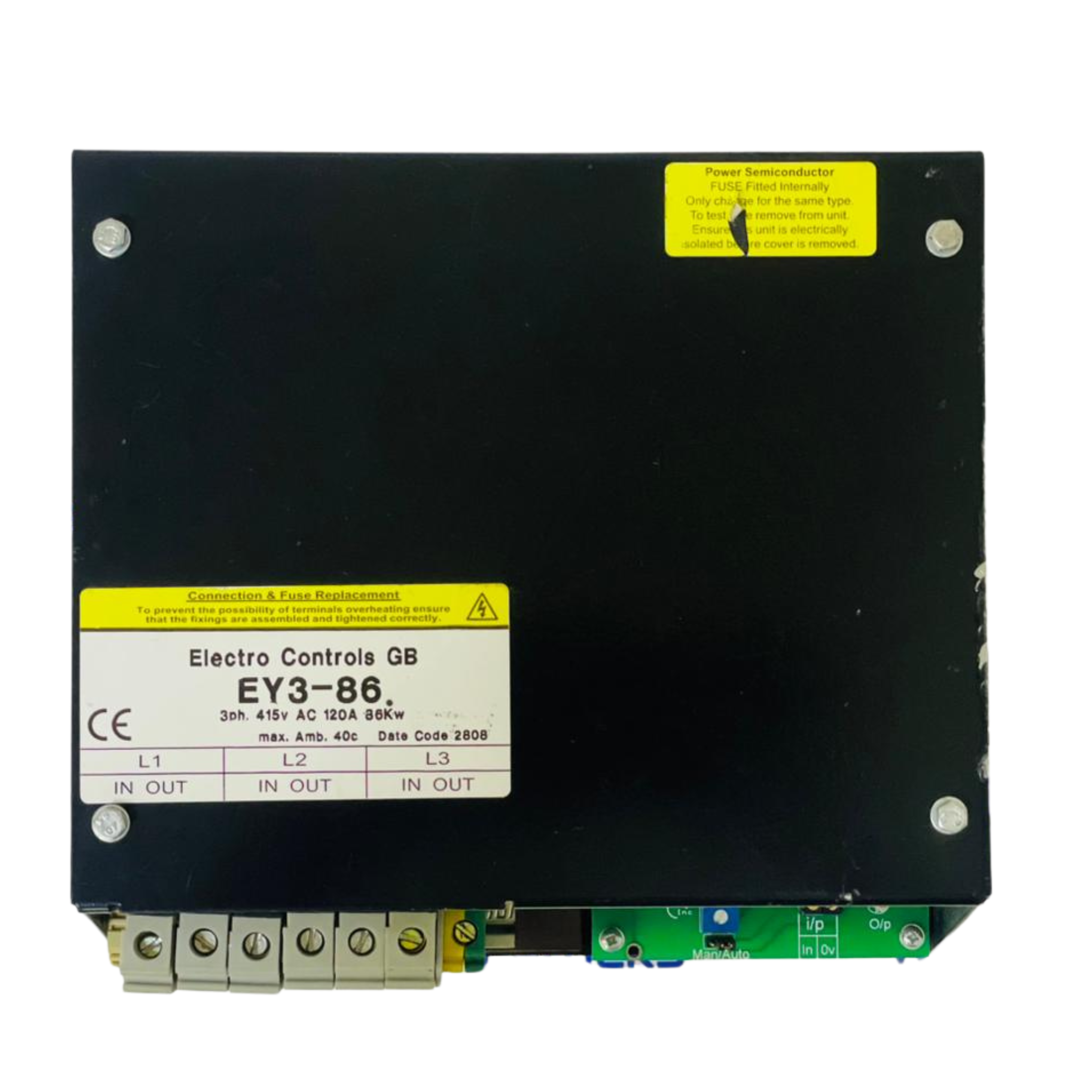 WATTS ELECTRO CONTROLS EY3-86 Three Phase Power Controller 86kW – We ...