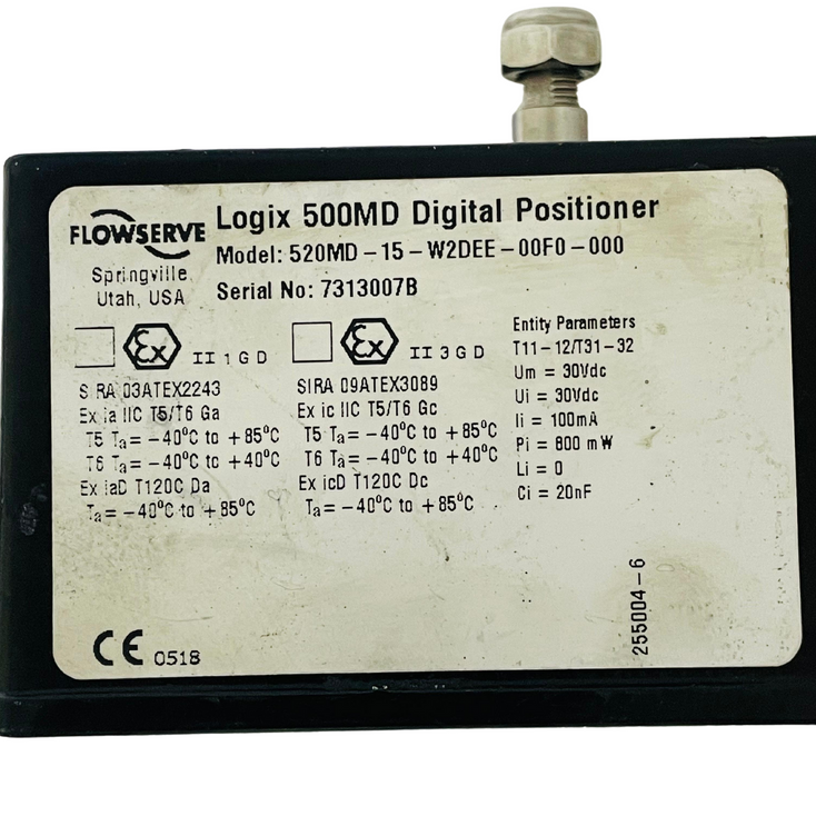 FLOWSERVE LOGIX 520MD-15-W2DEE-00F0-000 Digital Positioner