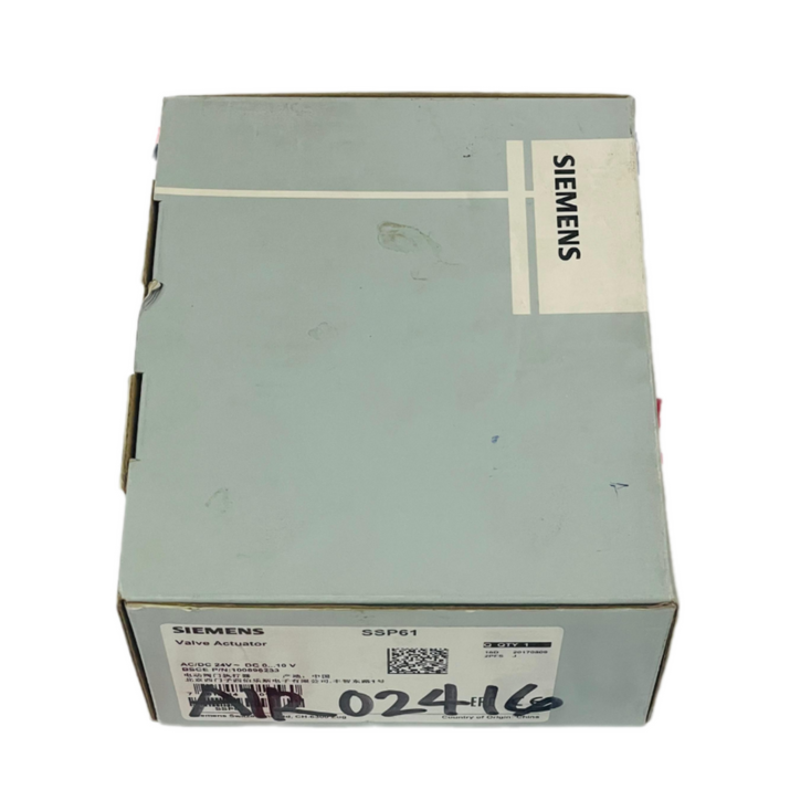 SIEMENS ACVATIX SSP61 Valve Actuator