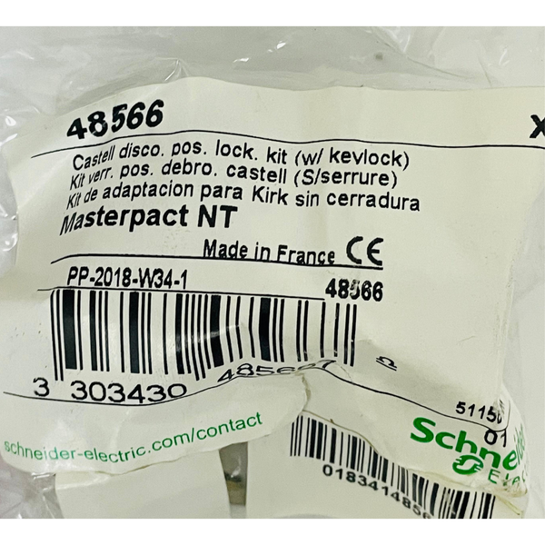 SCHNEIDER ELECTRIC 48566 Castell Adaptation Lock Kit (4 Pcs In Box ...