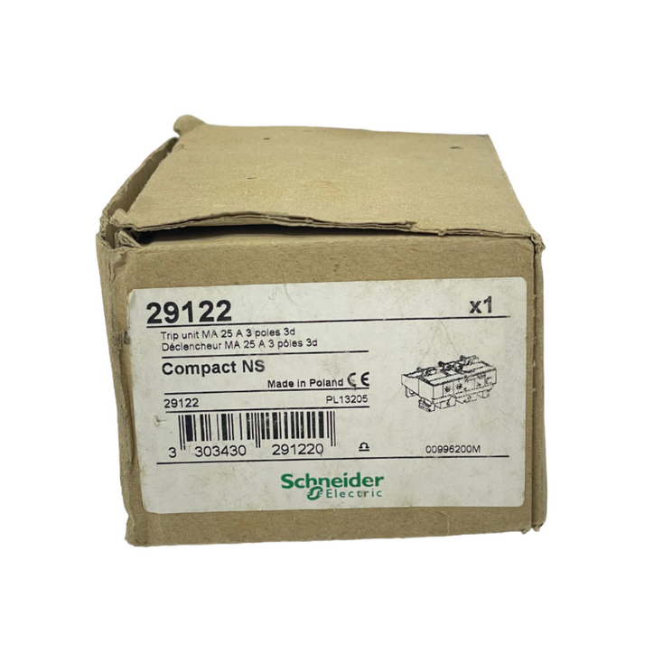 SCHNEIDER ELECTRIC Compact NS Trip Unit 3P 25A 29122