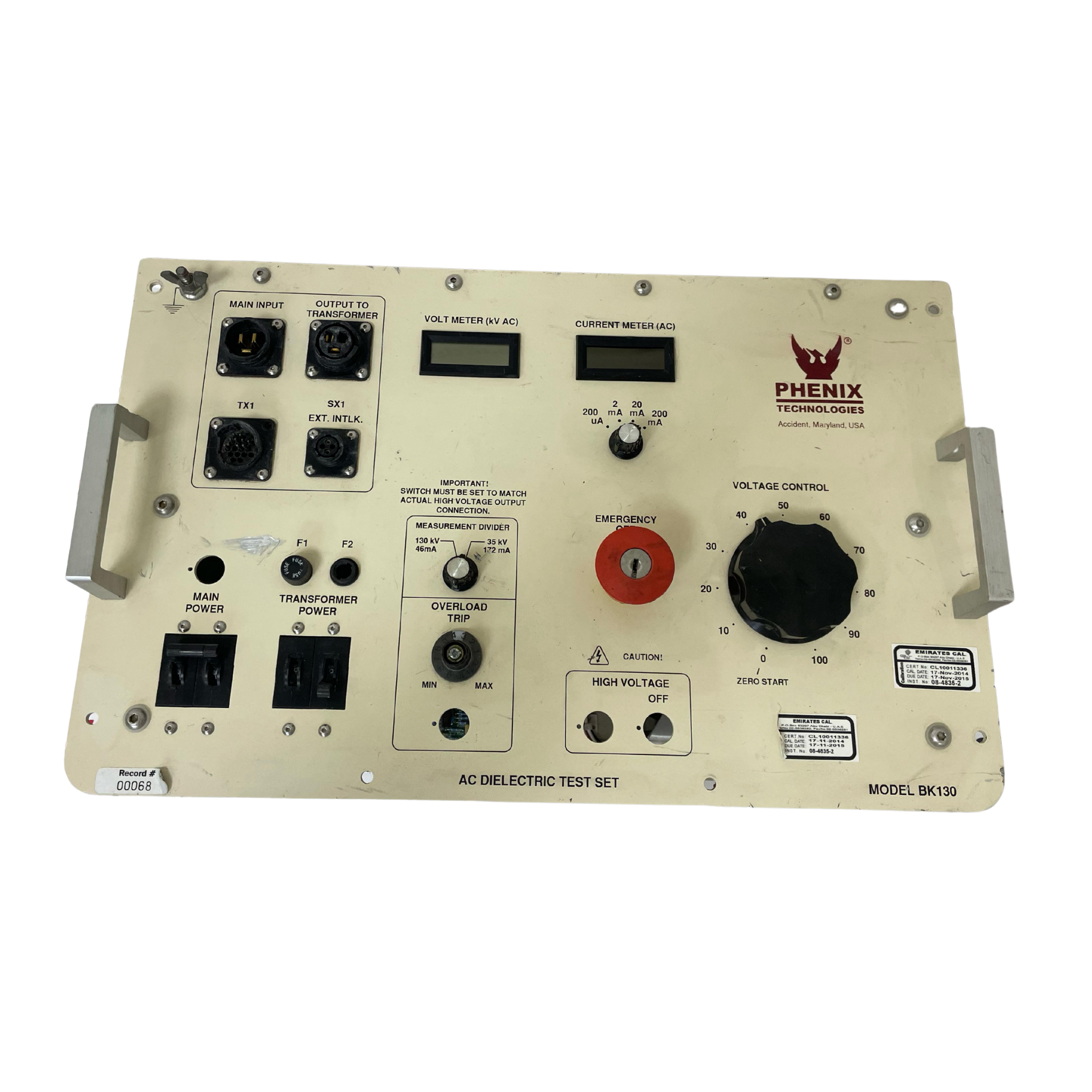 Ac Test Set PHENIX BK130 AC Dielectric Test Set – We Sell Stocks