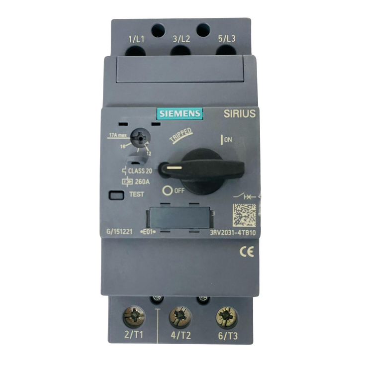 SIEMENS 3RV2031-4TB10 Motor Protection Circuit Breaker 12-17A