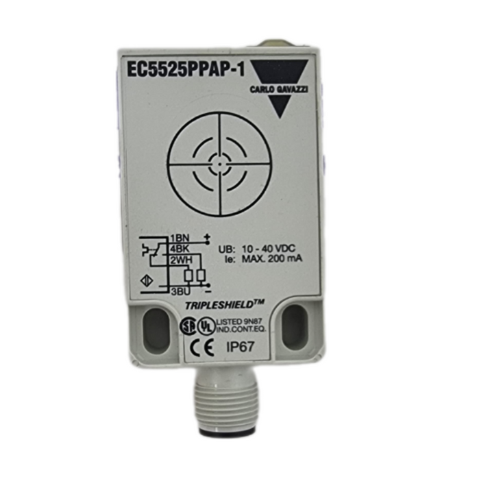 CARLO GAVAZZI EC5525PPAP-1 Capacitive Proximity Switch 10 to 40 VDC 0.2A