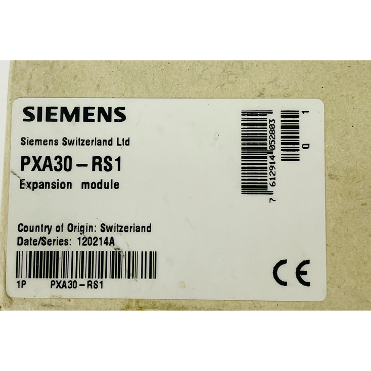 SIEMENS PXA30-RS1 Expansion Module
