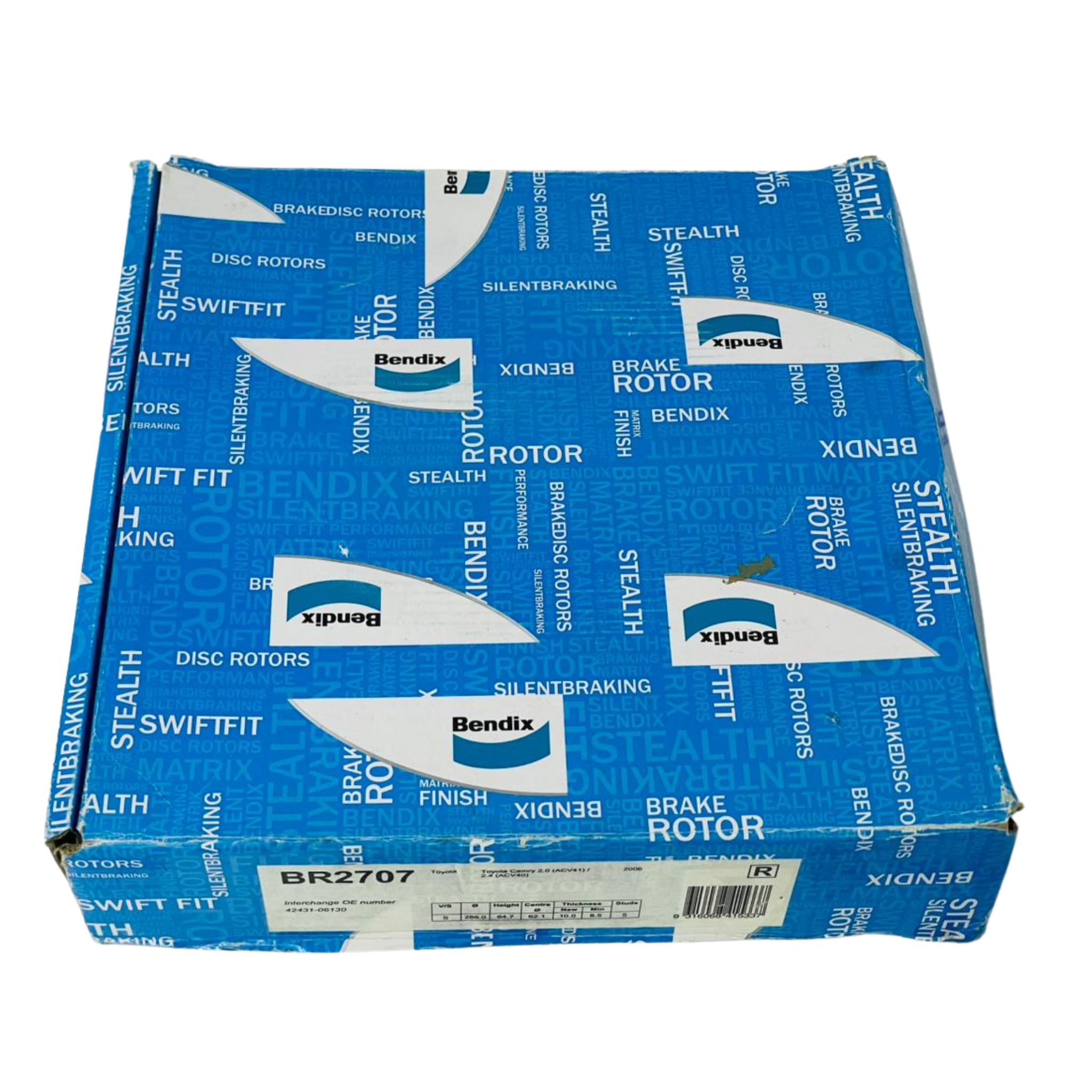 Disc Rotor Bendix Vigo BENDIX BR2707 Brake Disc Rotor 286mm – We Sell Stocks